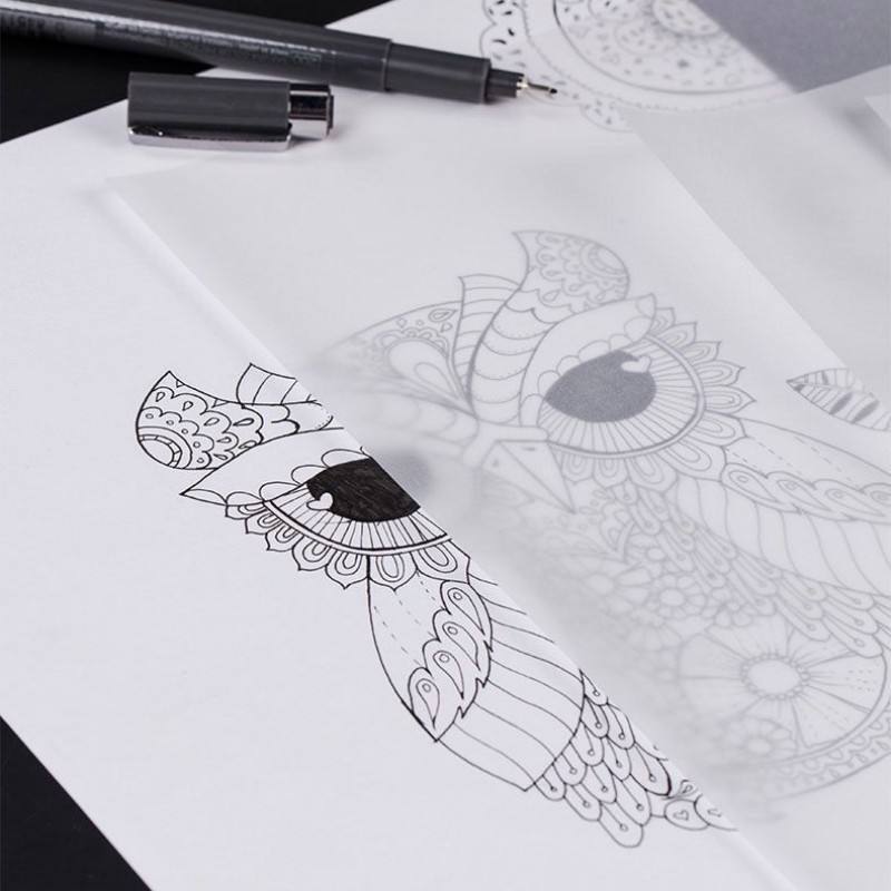 Papier Calque A4 Transparent – Lot de 10 Feuilles