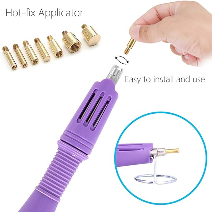 Applicateur de Strass Thermocollants – 7 Embouts | PIGMA