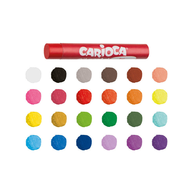 Pastels à l'Huile 24 Couleurs – Carioca