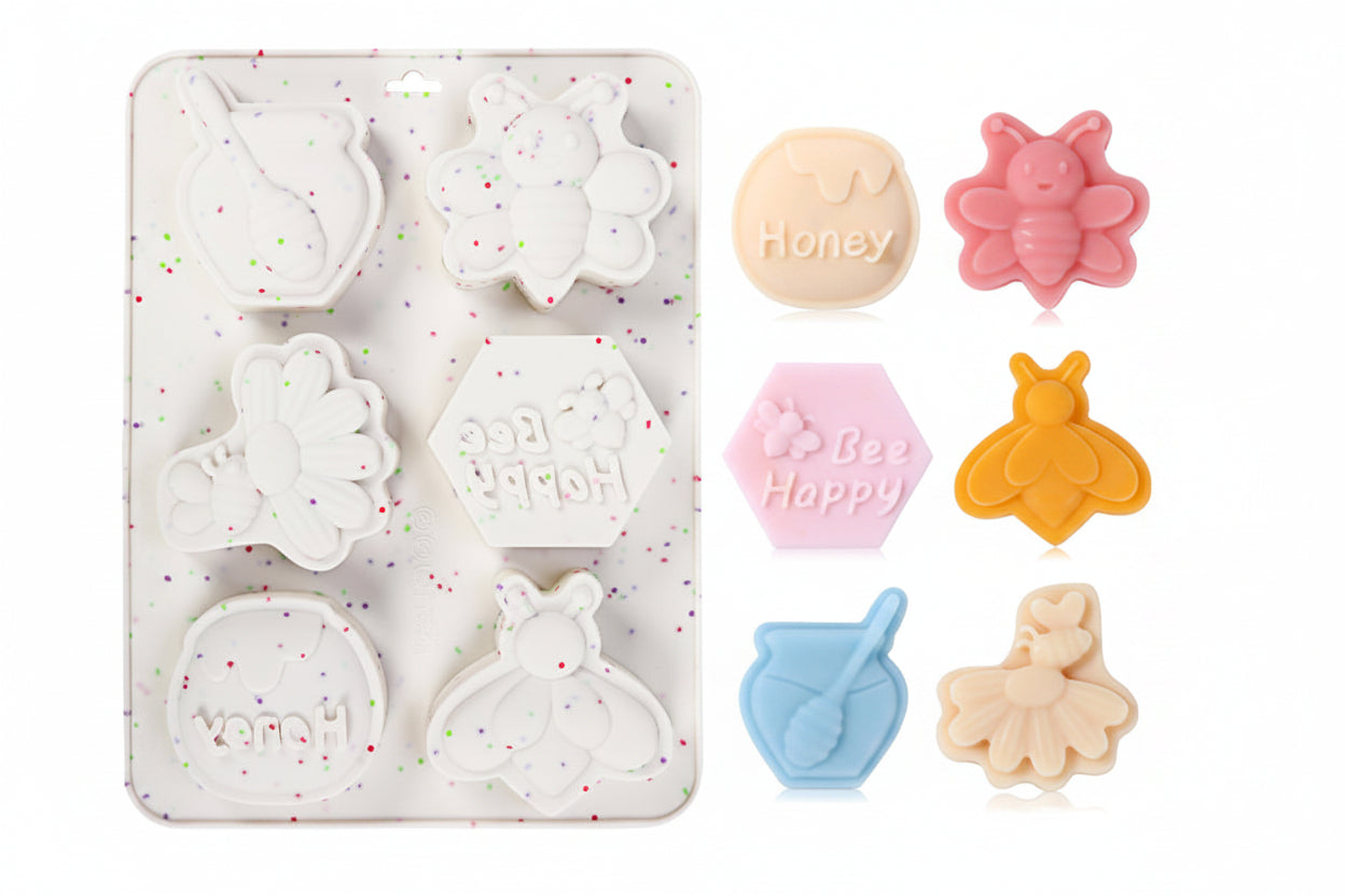 Moule à Savon Silicone – 6 Modèles