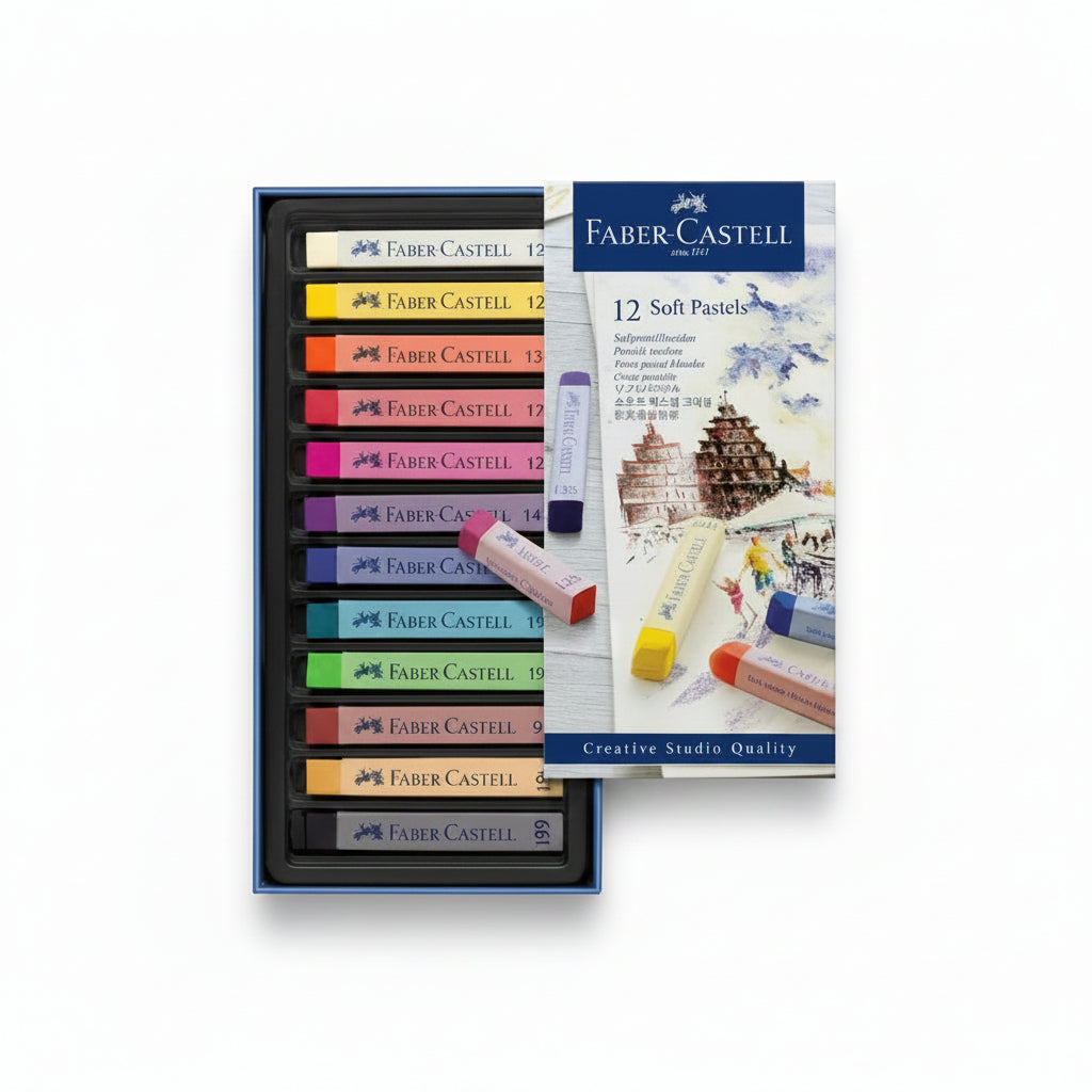 Boites De 12 Pastels Tendres Créative Studio Faber Castell - PIGMA