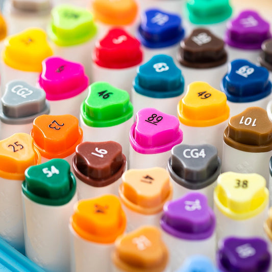 BOITE DE 60 MARQUEURS PERMANENTS SKETCH ENCRE ALCOOL