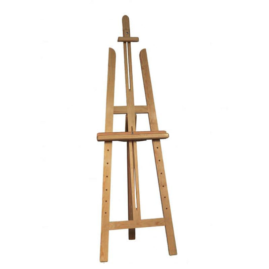 Chevalet de peinture en bois rouge 135cm