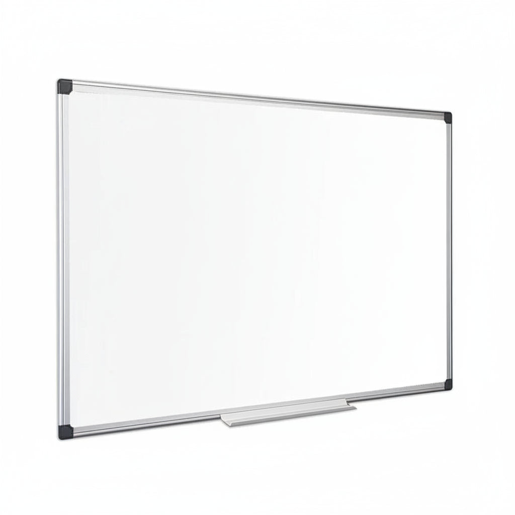 Tableau Blanc Magnétique Cadre Aluminium – 90 x 120 cm