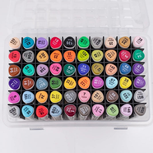 Box de 60 Marqueurs Alcool double pointe Superior Art Markers - Touch