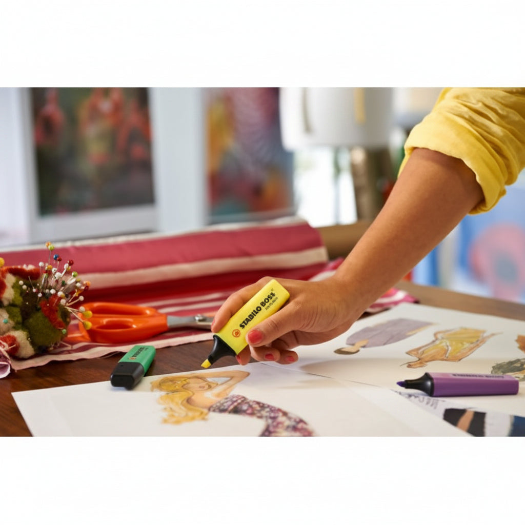 Set bureau de 23 surligneurs Boss Original Arty Stabilo