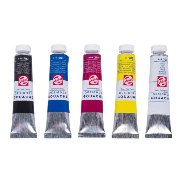 Gouache Qualité Extra Fine 5*20 ml- Talenspeinture