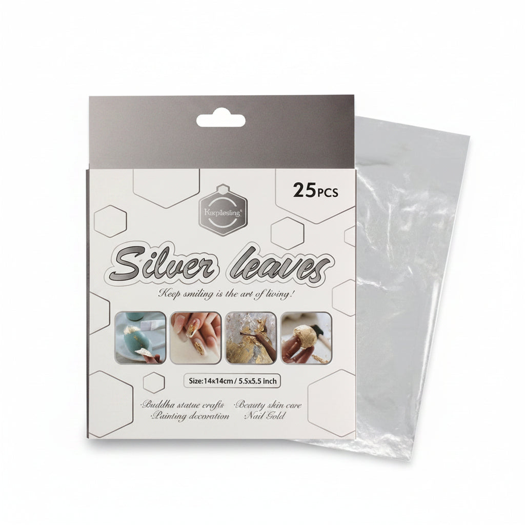 Set de 25 Feuilles argent - Keep Smiling - PIGMA