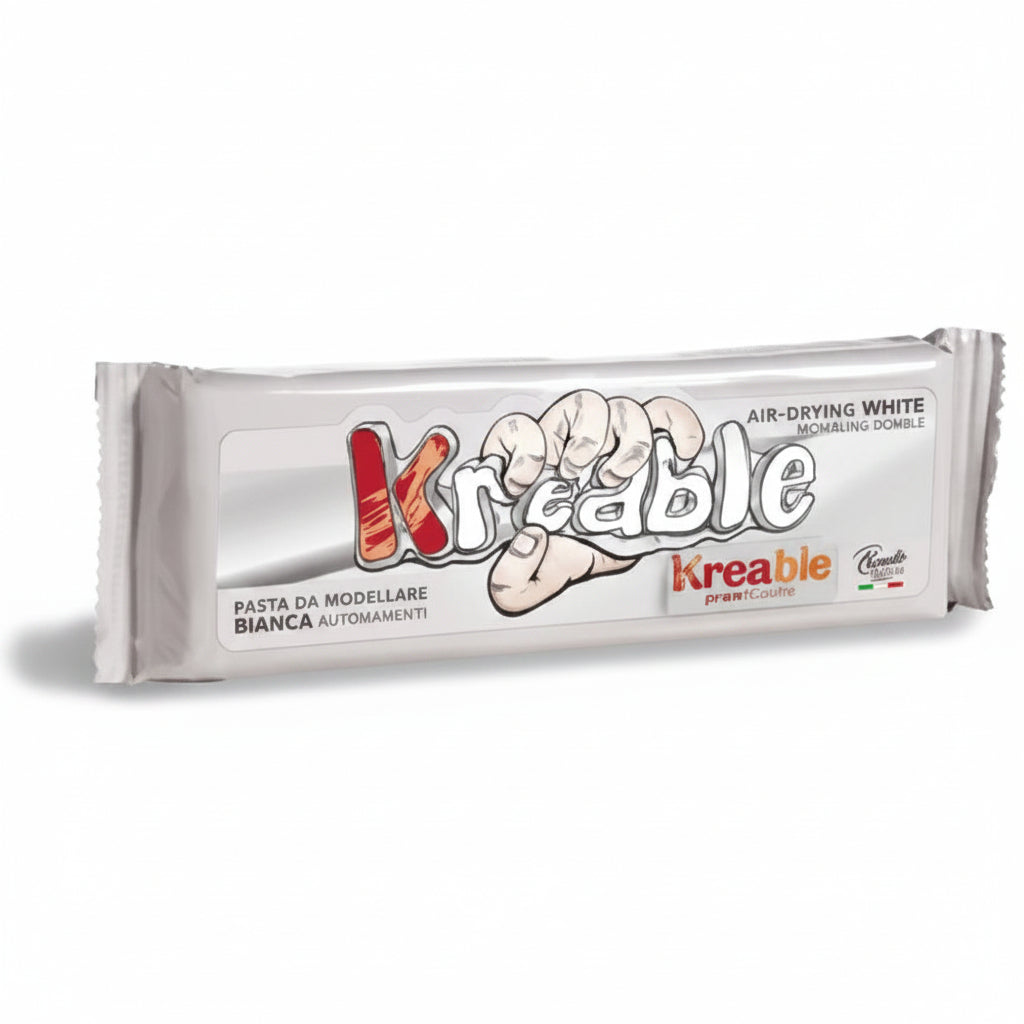 Argile autodurcissante à l'air pâte de 1Kg Blanc - Toy Color - PIGMA