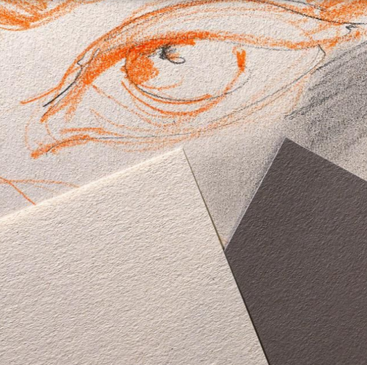 CANSON XL Sand Grain - Album 40 feuilles papier sablé A4 160g/m² - Naturel - PIGMA