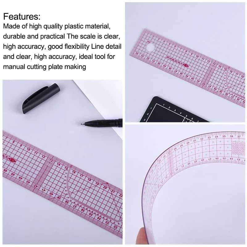 Règle Japonaise pour Couture 54cm - Précision Professionnelle