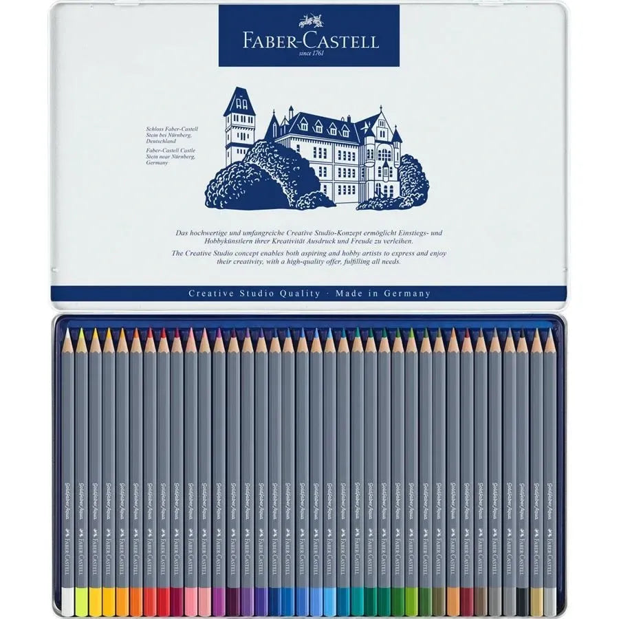 Crayon Goldfaber Aquarelle boîte métal de 36 pièces