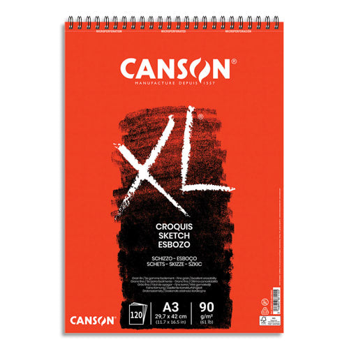 Canson XL Croquis 90G/M² Format A3 - CANSON