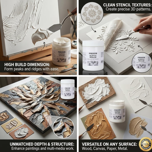Pâte Relief 3D Art Ranger 500ml – Texture & Effets Multi-Supports