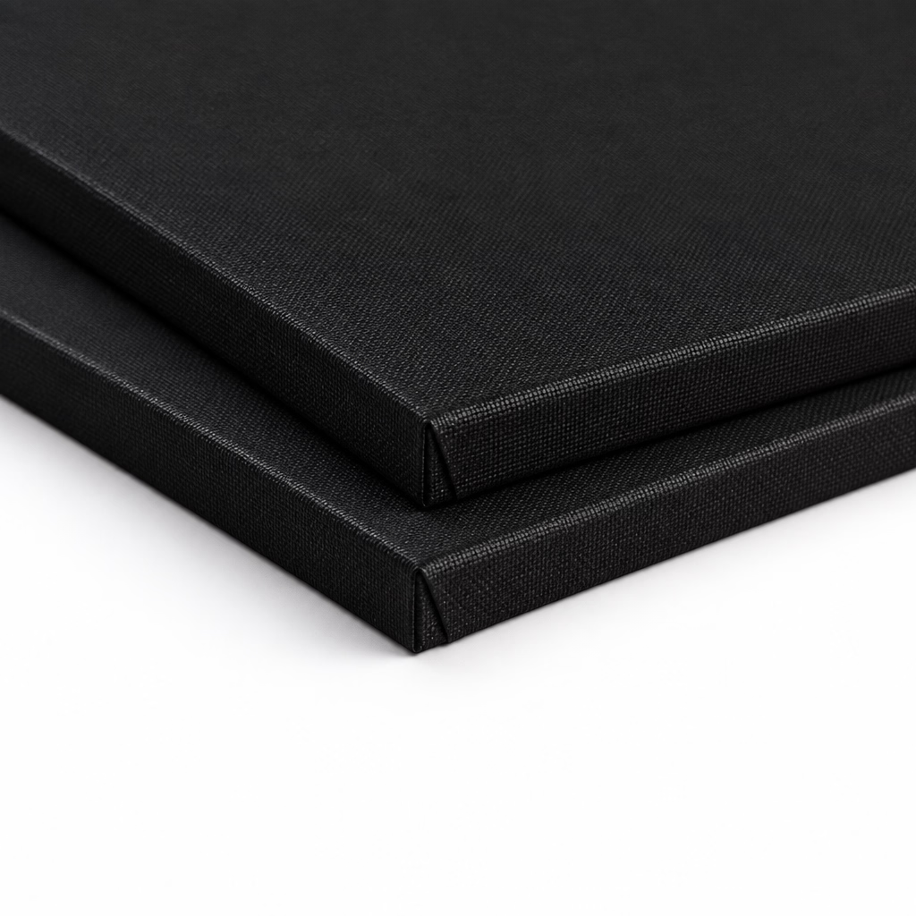 Châssis Entoilé Noir 40 × 50 cm – Toile 100 % Coton