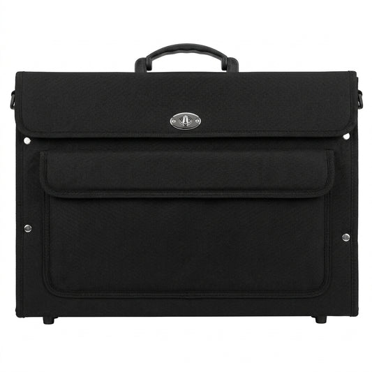Malette A3 Professionnelle - Porte-Documents avec Poignée Plastique Noir