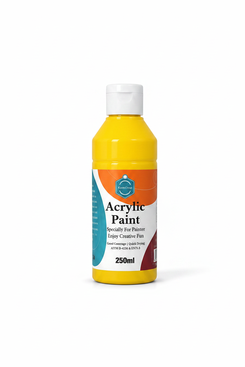Peinture Acrylique Jaune KeepSmiling 250ml