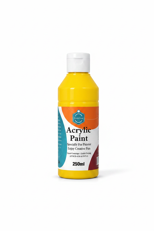 Peinture Acrylique Jaune KeepSmiling 250ml