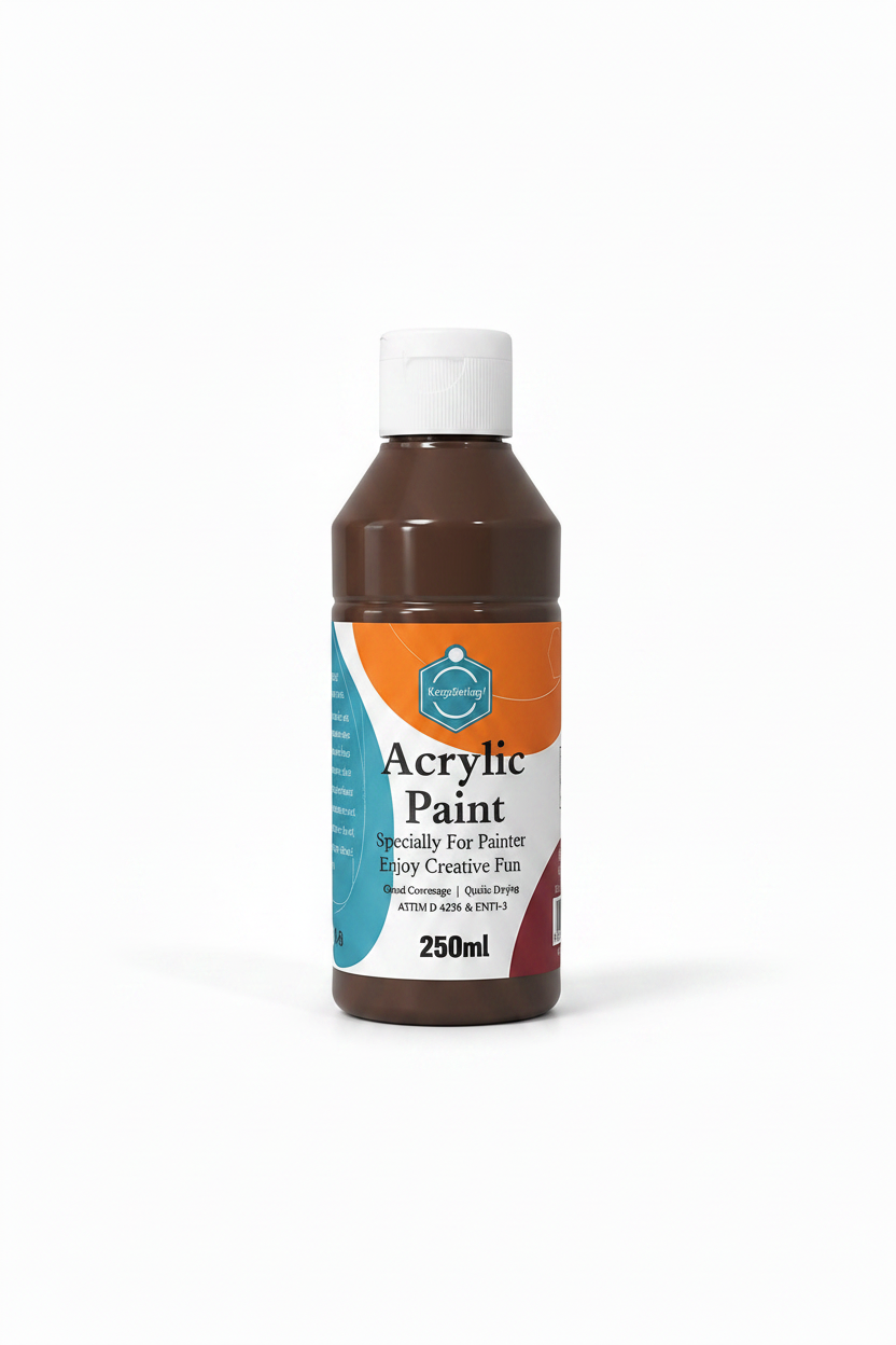 Peinture Acrylique Marron KeepSmiling 250ml