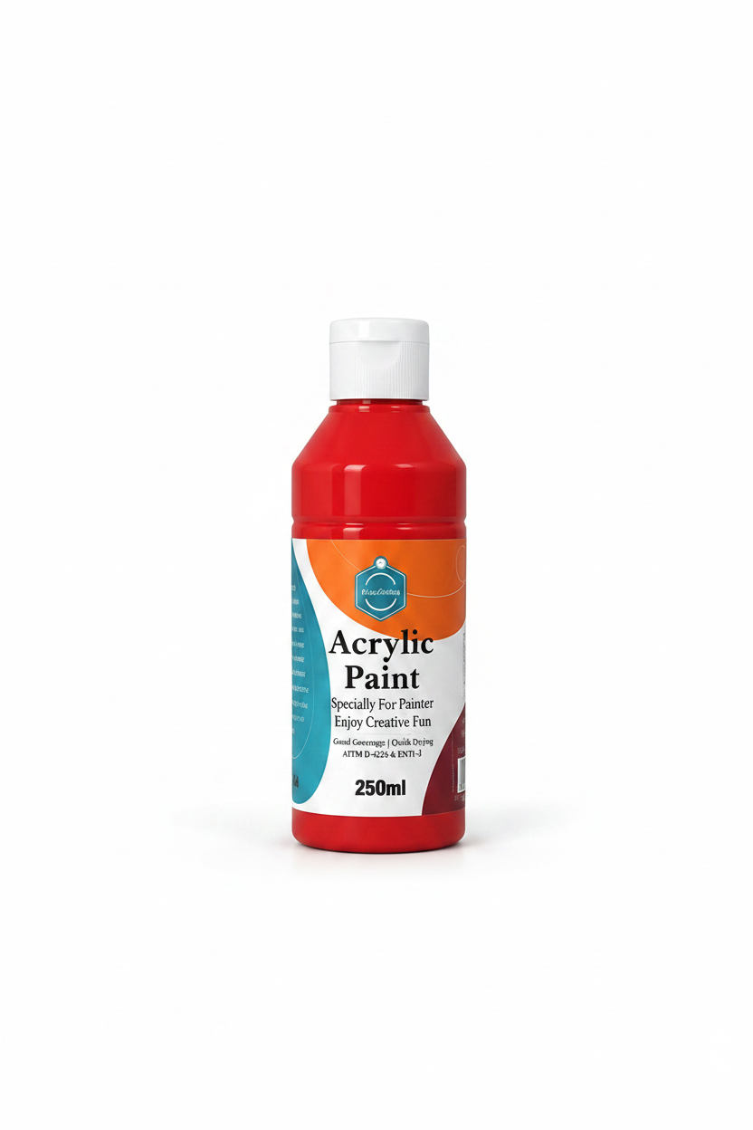 Peinture Acrylique Rouge KeepSmiling 250ml