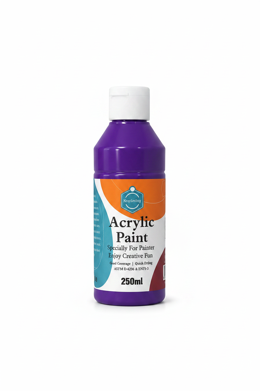 Peinture Acrylique Violette KeepSmiling 250ml