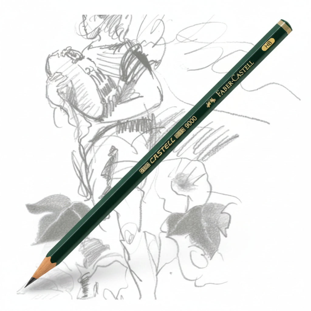Crayon graphite Castell 9000 HB FABER-CASTELL