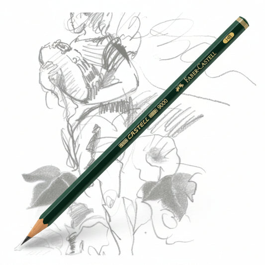 Crayon graphite Castell 9000 HB FABER-CASTELL