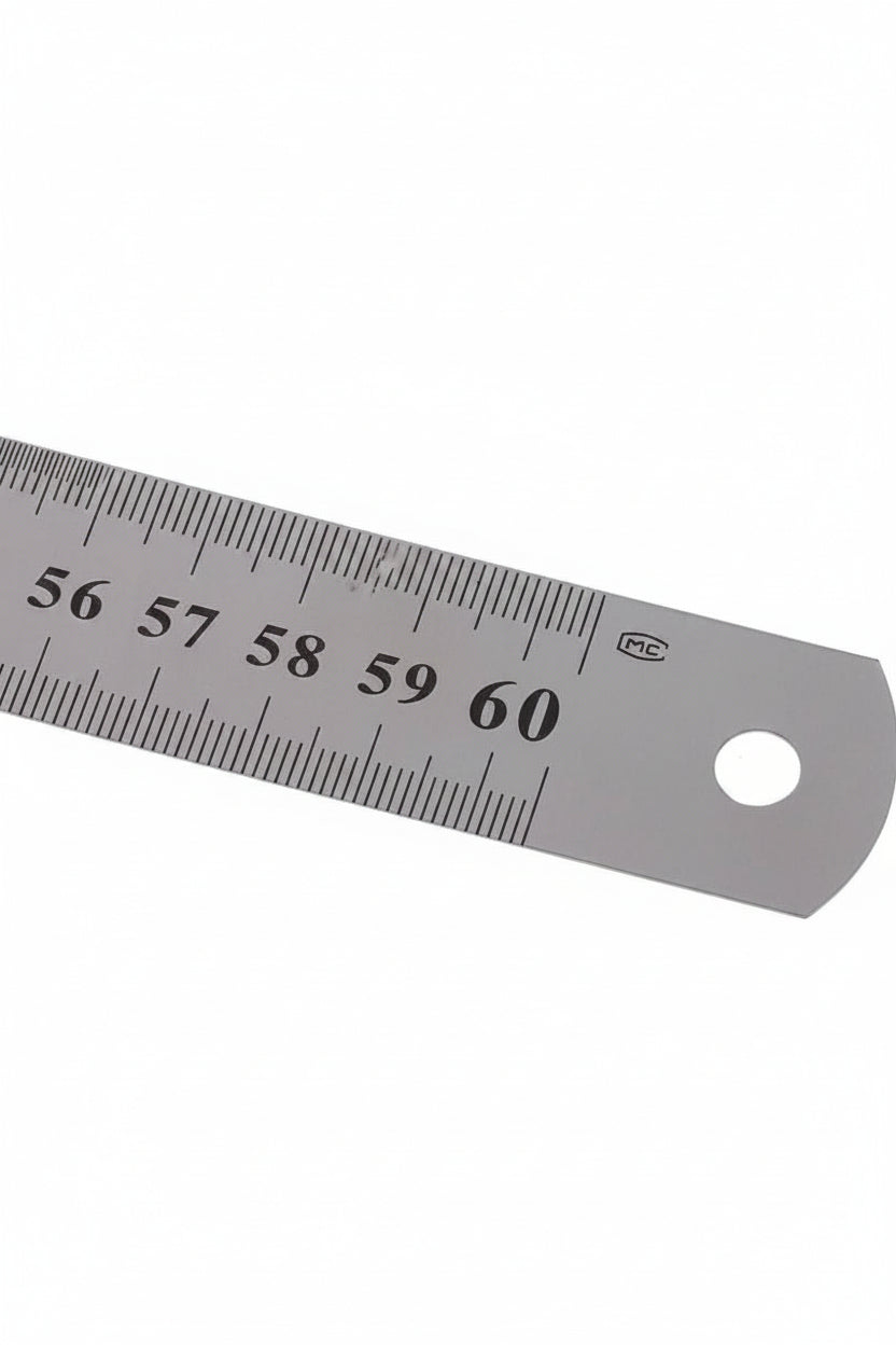 Règle Métallique 60cm Double Face – Précision Dessin & Technique