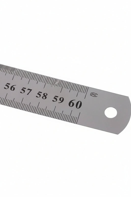 Règle Métallique 60cm Double Face – Précision Dessin & Technique
