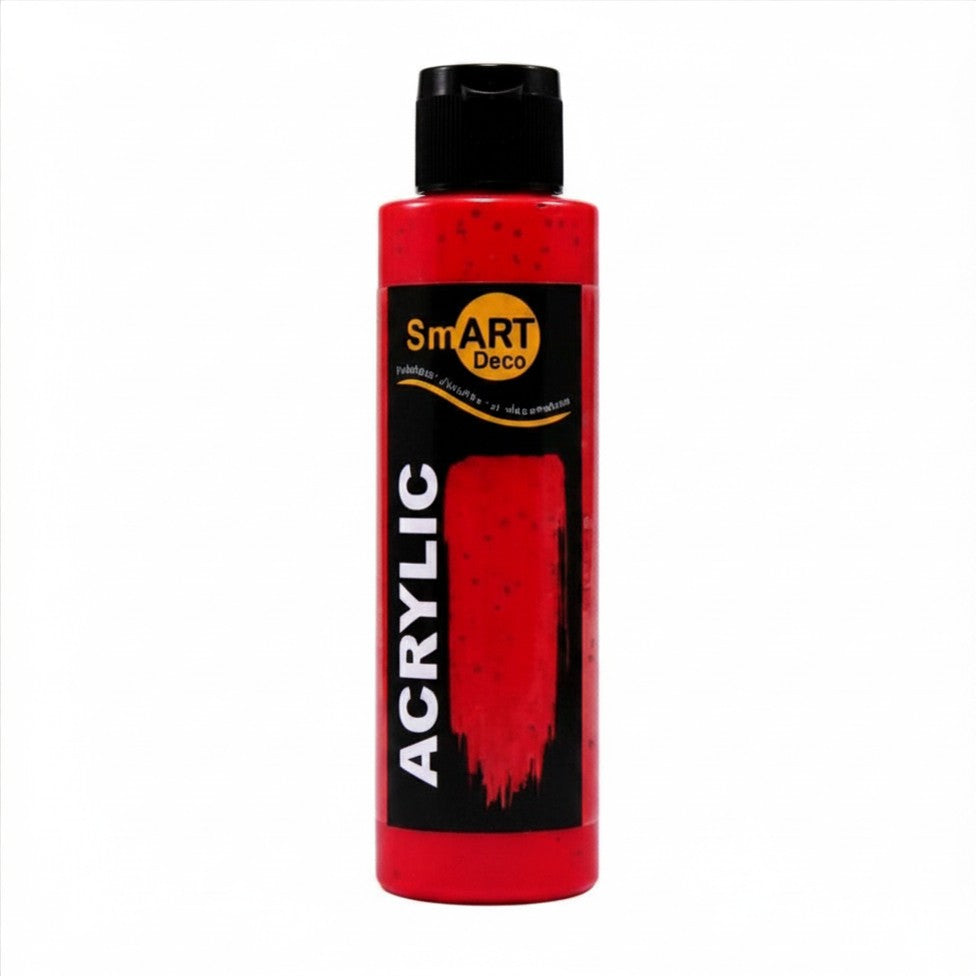 Peinture Acrylique Rouge 130ml Smart Deco -