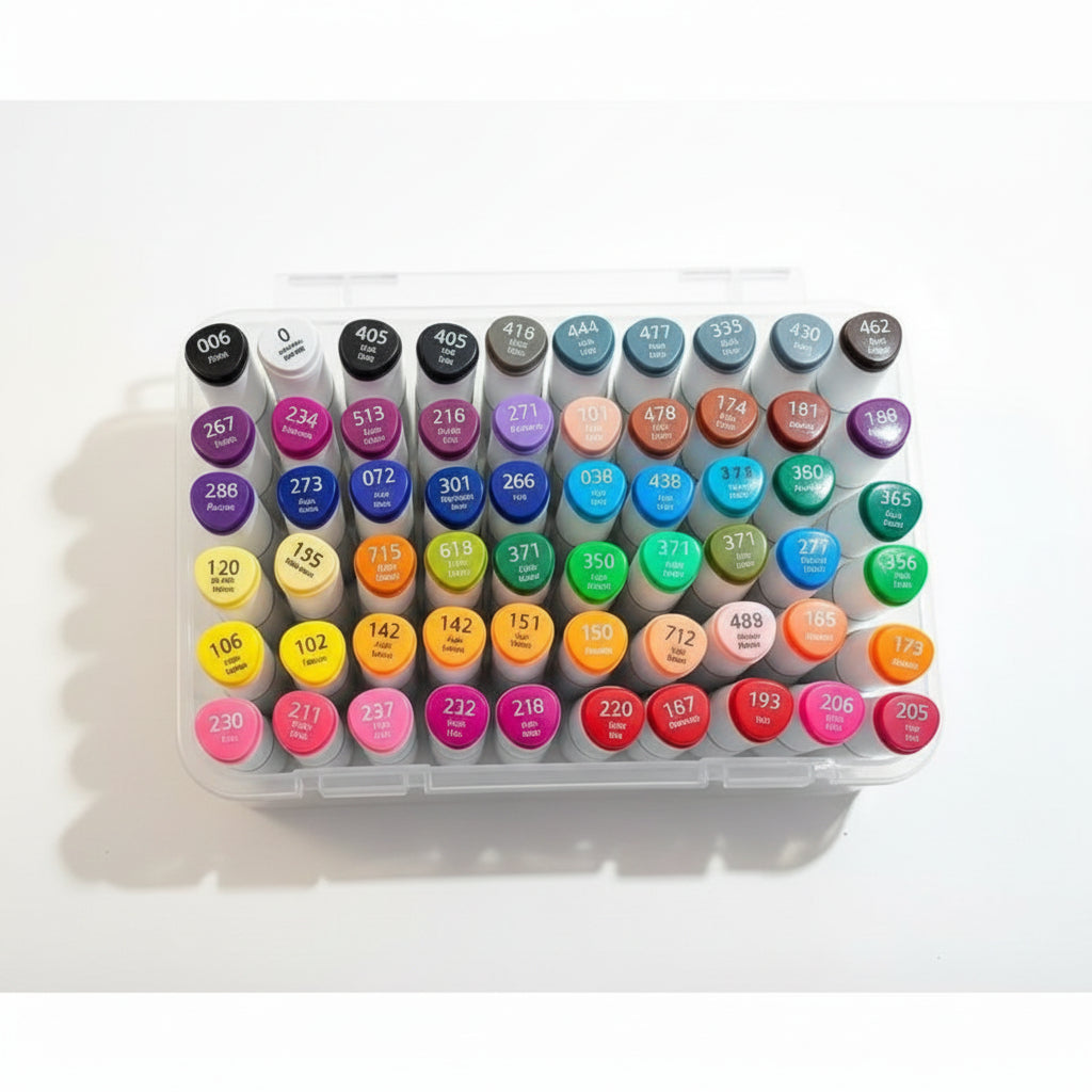 Box de 60 Marqueurs Alcool double pointe Art Markers - Kalino