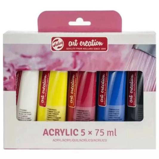 Set peinture Acrylique 5 *75 ml art création
