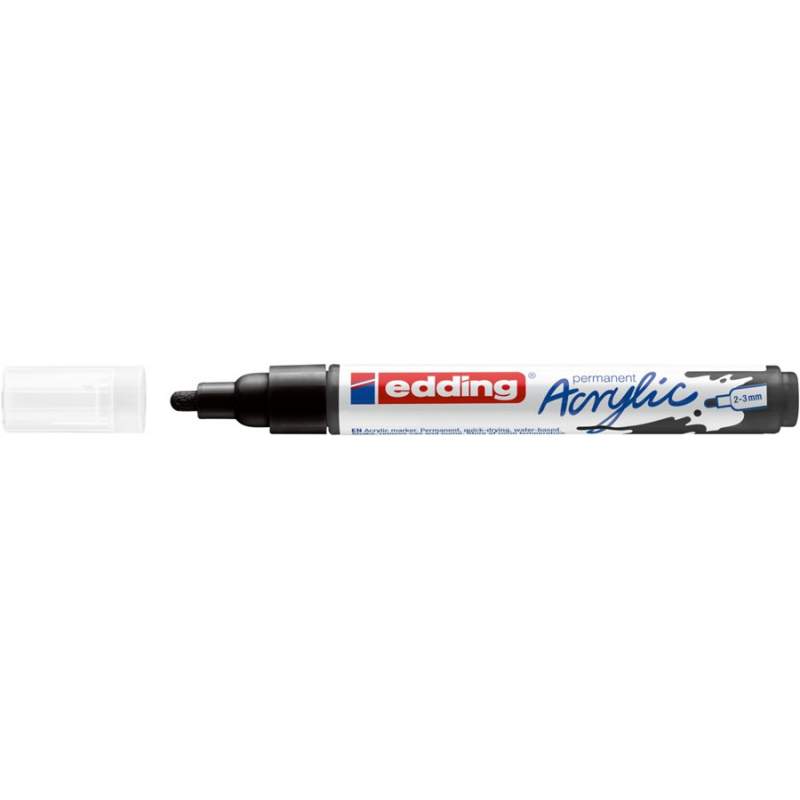 Marqueur Acrylique Edding 2-3mm - Permanent
