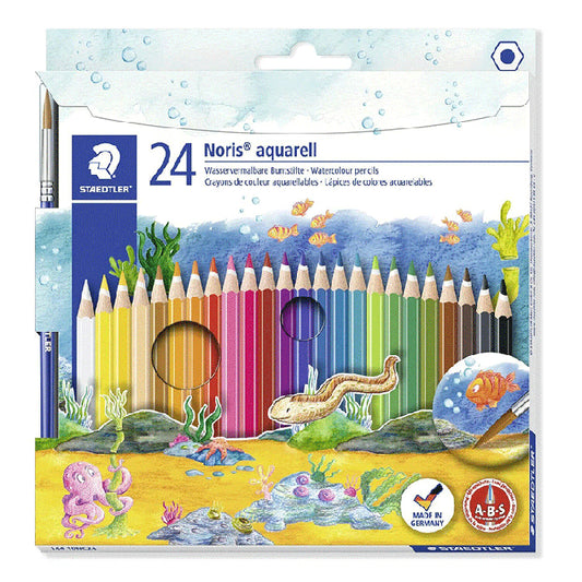Crayon de couleur aquarellable 24 couleurs Staedtler