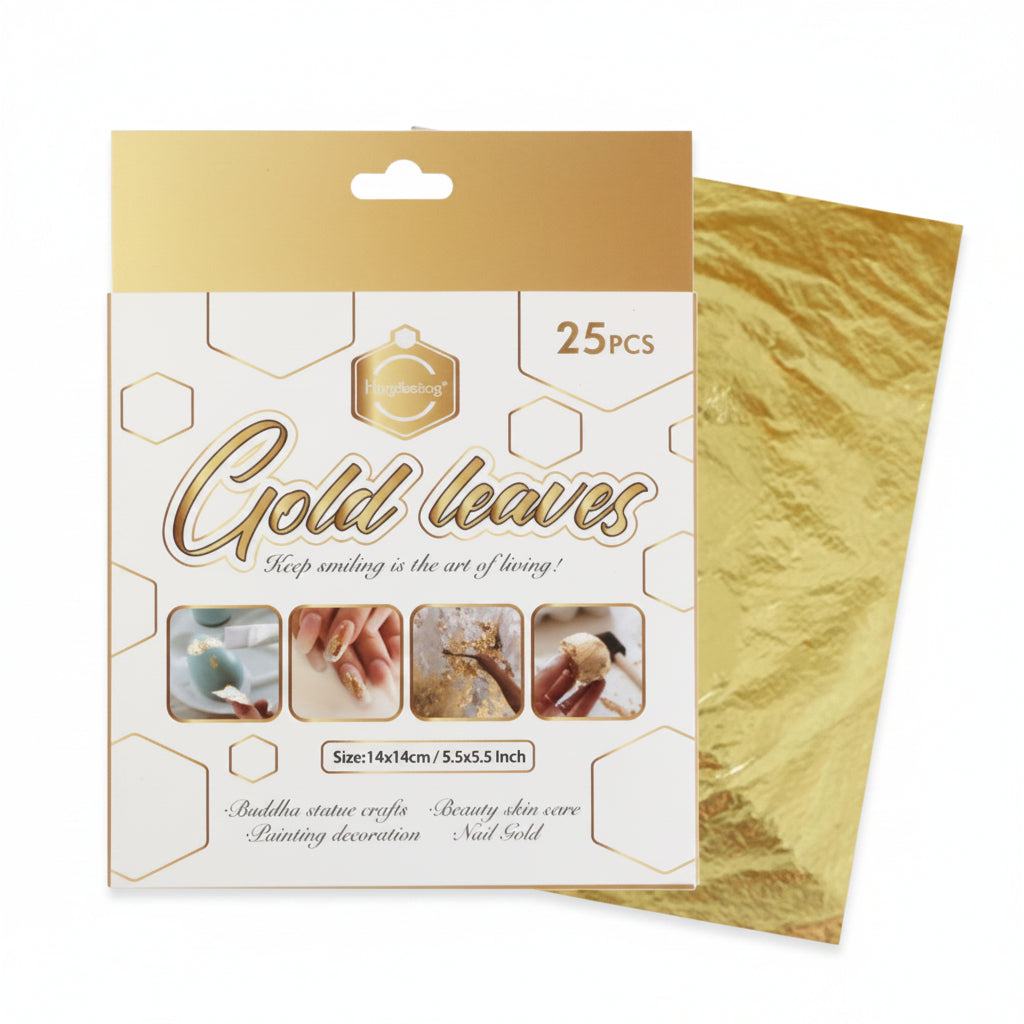 Set de 25 Feuilles d'or - Keep Smiling - PIGMA