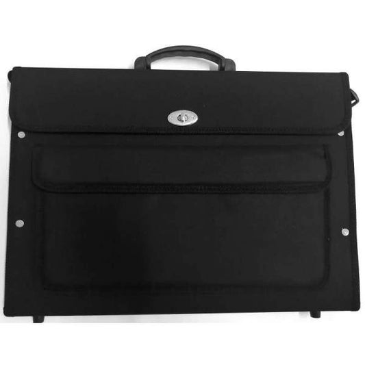 Malette A2 Professionnelle Porte-Documents - Poignée Plastique Noir
