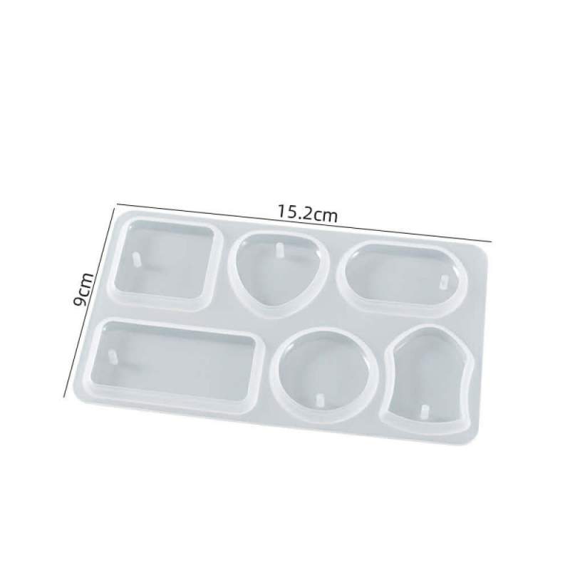 Moules Silicone Pendentifs & Porte-Clés – Résine uv - epoxy