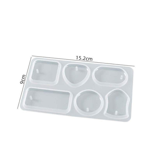 Moules Silicone Pendentifs & Porte-Clés – Résine uv - epoxy