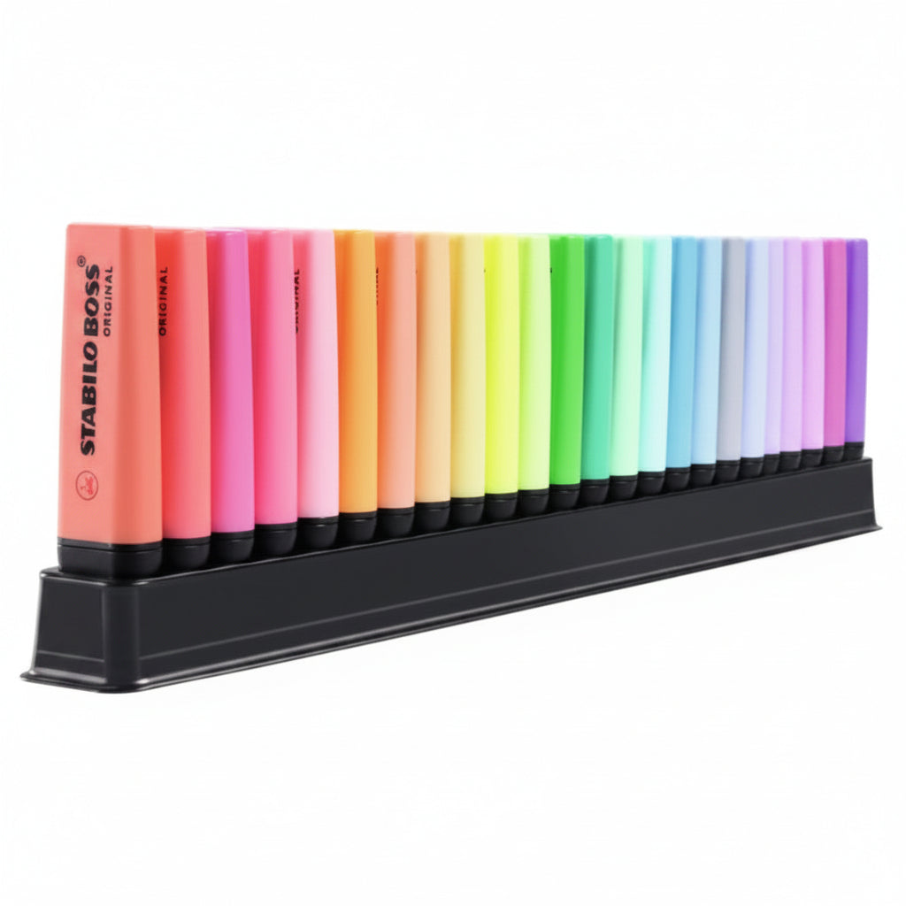 Set bureau de 23 surligneurs Boss Original Arty Stabilo