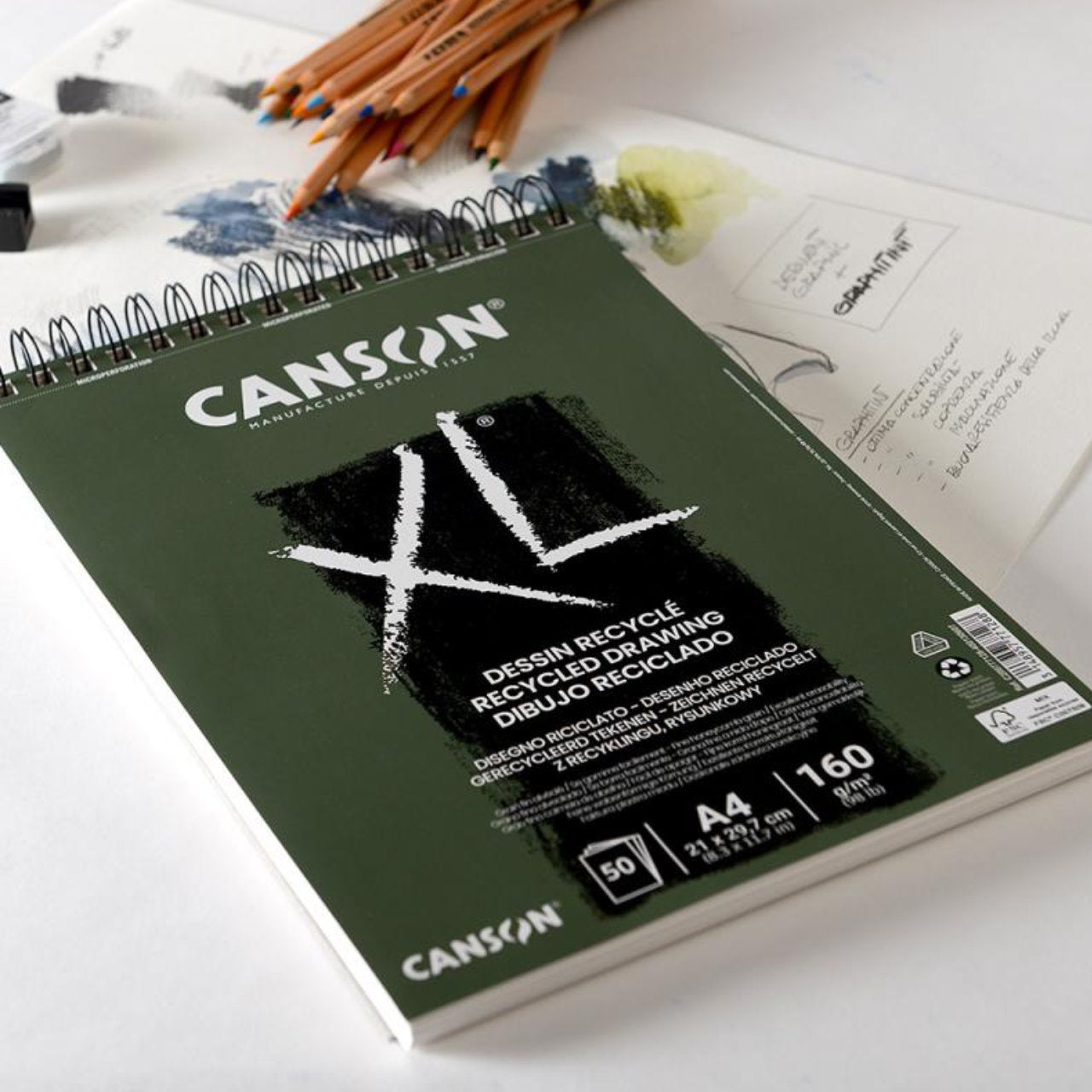 Bloc de Croquis XL Recyclé A4 160g – Canson