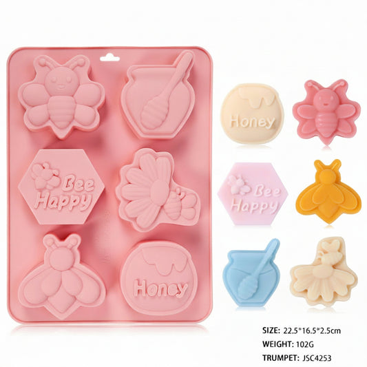 Moule à Savon Silicone – 6 Modèles