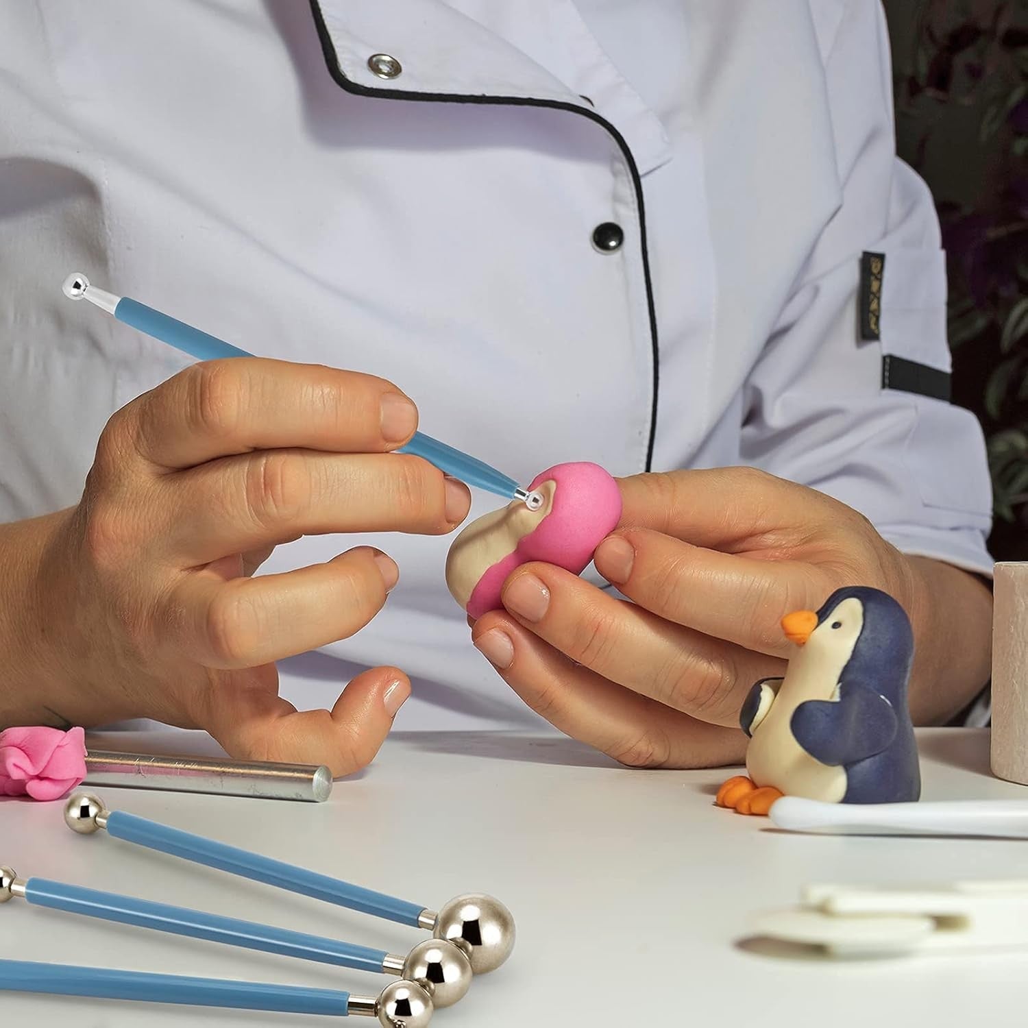 Boules de Modelage 4 Pièces - كرات النمذجة 4 قطع | Outils Sculpture Argile - PIGMA