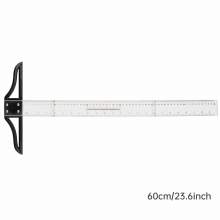 Règle T Fixe 60 cm – Acrylique Transparent – Dessin Technique & Architecture