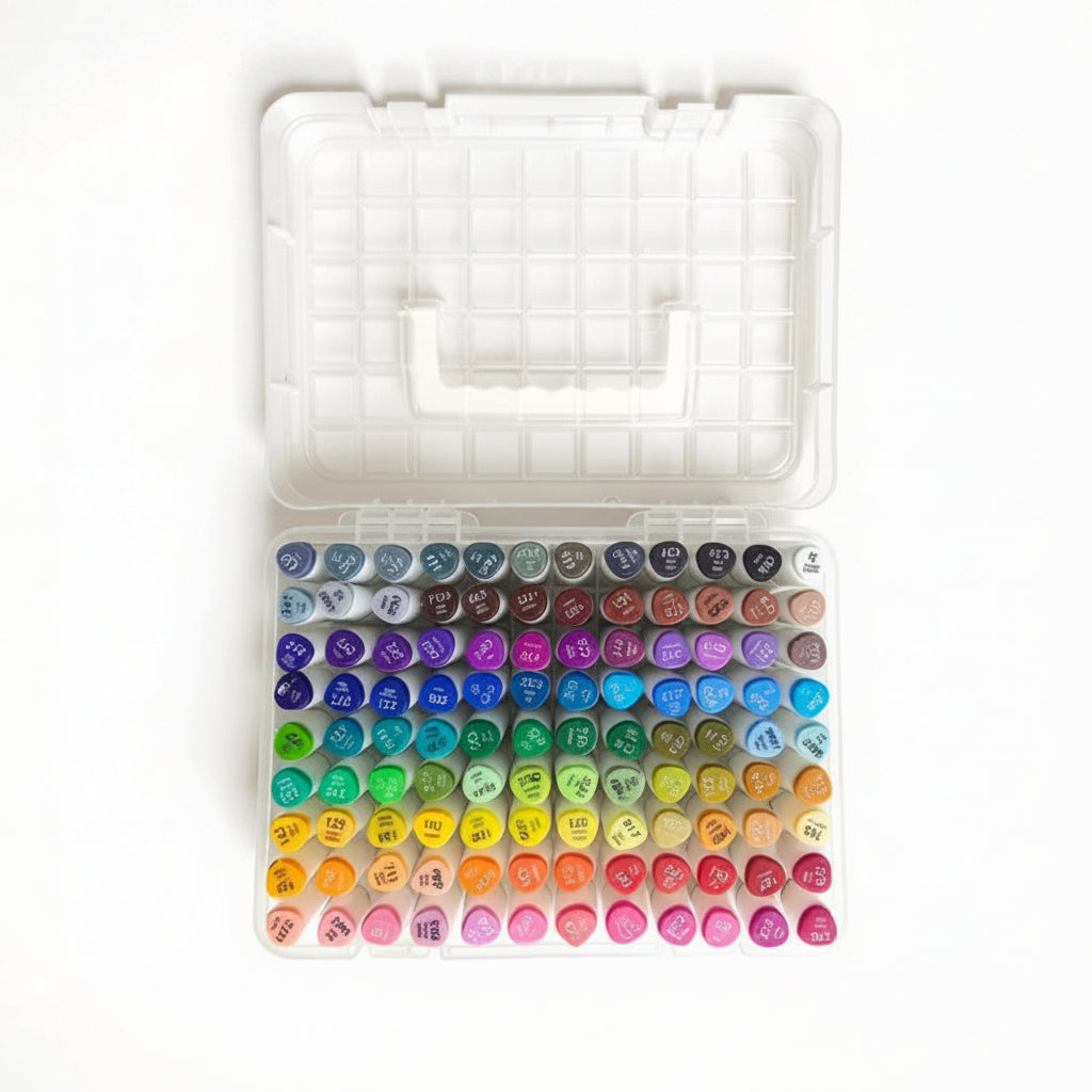 Box de 108 Marqueurs Alcool double pointe Art Markers - Kalino