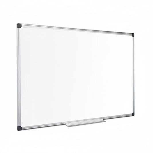 Tableau Blanc Magnétique Cadre Aluminium – 90 x 120 cm