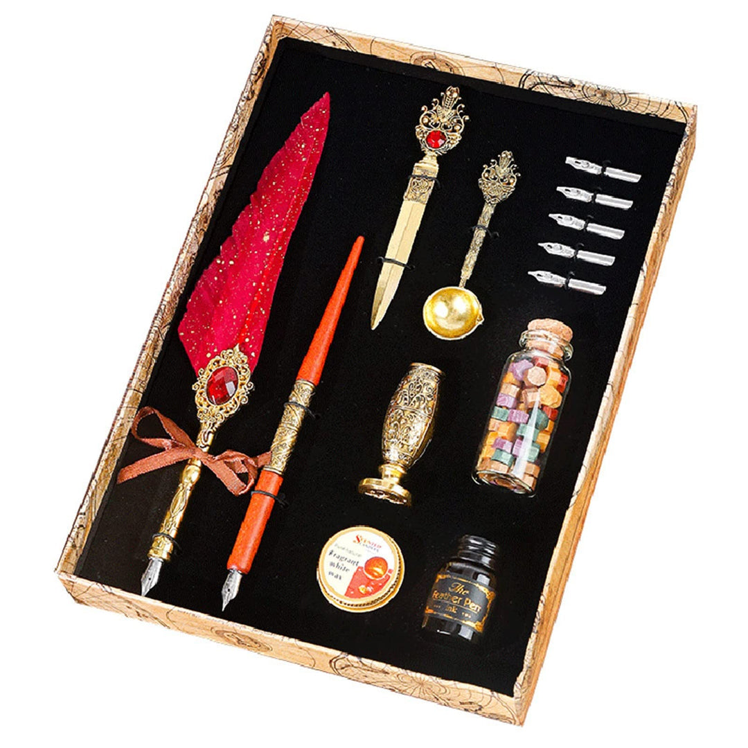 Stylo à plume pour calligraphie, fait à la main, stylo plume stylo à encre antique