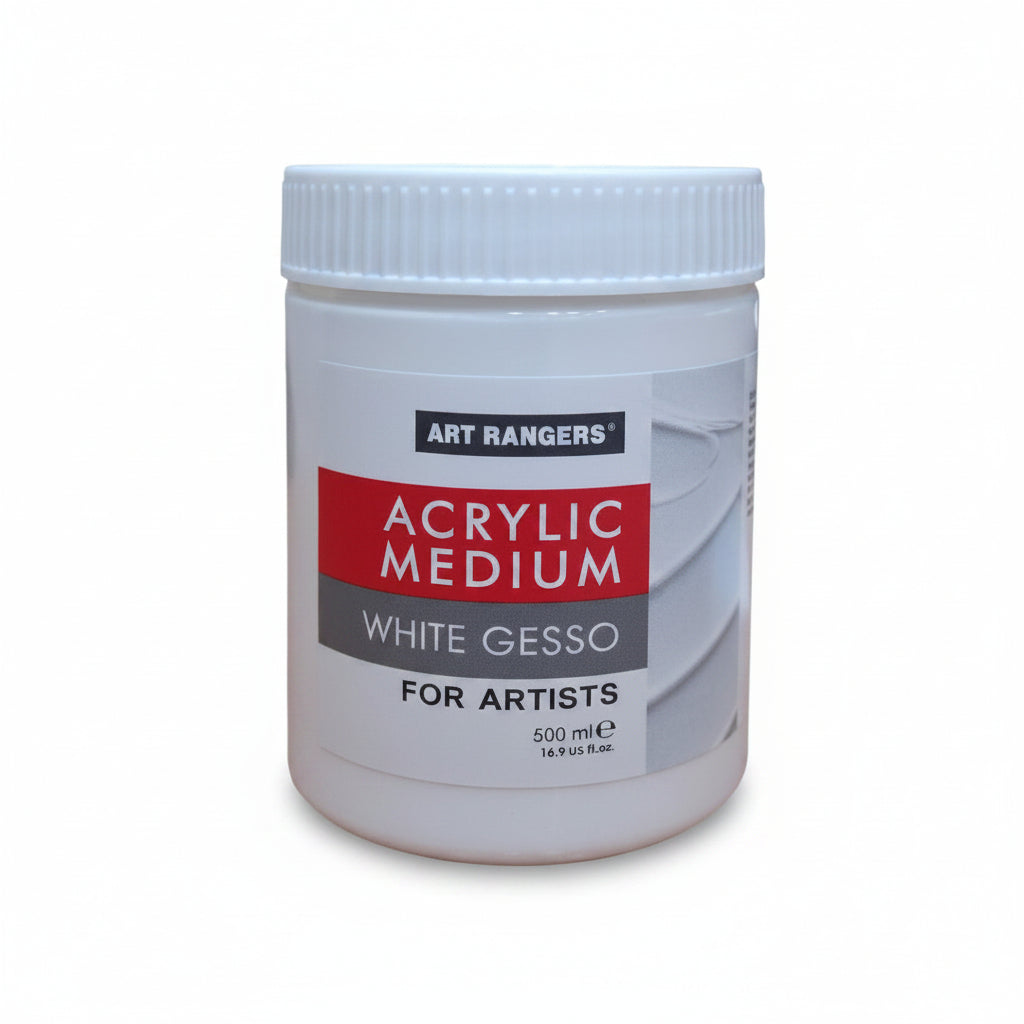 Gesso Art Ranger 500ml – Apprêt Acrylique Blanc Multi-Supports