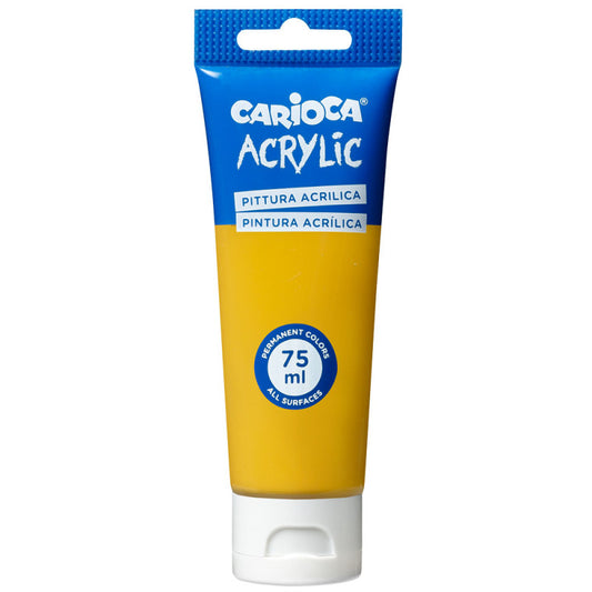 Peinture Acrylique Sienne CARIOCA Tube 75ml Tunisie - Couleur Terre Beaux-Arts - PIGMA