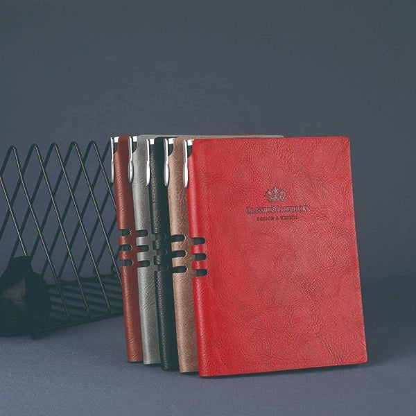 Notebook – Carnet de Notes A5 en Cuir PU Imperméable – Stylo Offert