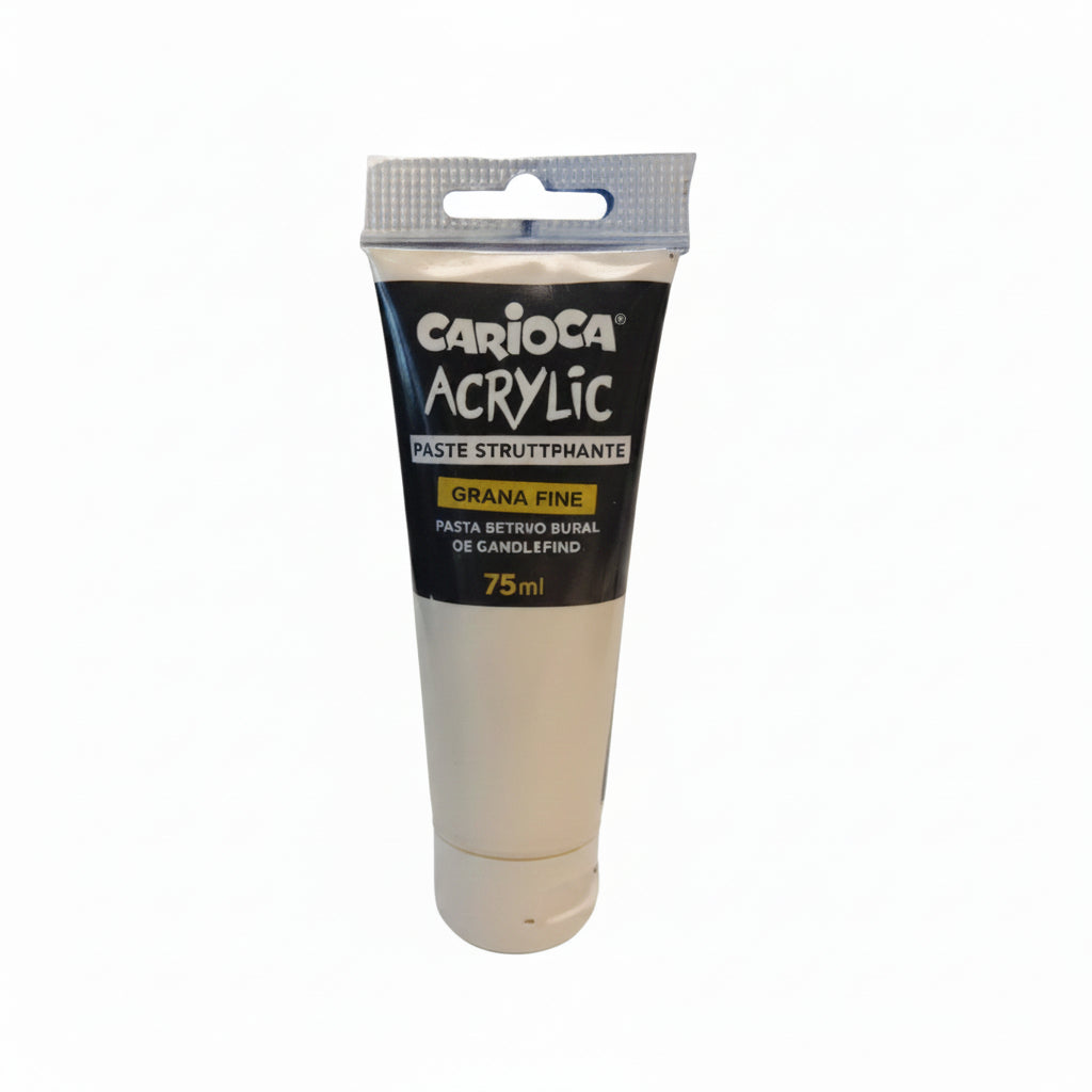 Pâte Structurante Fine CARIOCA Tube 75ml Tunisie - Effets Texture Beaux-Arts - PIGMA
